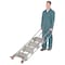 Vestil 4 Step SS Folding Ladder with Wheels FLAD-4-SS - alternate 2